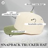 image:imageFunky Junque Blank Corduroy Snapback Hat  Adjustable Corduroy Cap with Sun Protection Golf Beach and Everyday Trendy Caps for Women and MenSageBeige