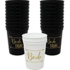 image:imageFunky Junque Bridal Bachelorette Party Cups  1 Wife of The Party 8 The Party20 Pack  2 Bride WhiteGold  18 Bride Tribe BlackGold