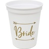 image:imageFunky Junque Bridal Bachelorette Party Cups  1 Wife of The Party 8 The Party3 Pack  Bride WhiteGold