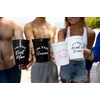 image:imageFunky Junque Bridal Bachelorette Party Cups  1 Wife of The Party 8 The Party4  Im the  Bride WhiteGold  Groom  Maid of Honor  Best Man Pack