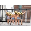 image:imageFunky Junque Bridal Straw Sun Hat Embroidered Bachelorette Party  Woven paper straw bridal hat with embroidered cursive sayings for beach outings bachelorette parties amp sunny daysBride Tribe  Natural  5 Pack