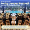 image:imageFunky Junque Bridal Straw Sun Hat Embroidered Bachelorette Party  Woven paper straw bridal hat with embroidered cursive sayings for beach outings bachelorette parties amp sunny days7 Pack 1 Bride WhiteGold  6 Squads
