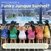 image:imageFunky Junque Bridal Straw Sun Hat Embroidered Bachelorette Party  Woven paper straw bridal hat with embroidered cursive sayings for beach outings bachelorette parties amp sunny days5 Pack 1 Bride WhiteGold  4 Bride Tribes Black