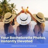 image:imageFunky Junque Bridal Straw Sun Hat Embroidered Bachelorette Party  Woven paper straw bridal hat with embroidered cursive sayings for beach outings bachelorette parties amp sunny days5 Pack 1 Bride WhiteGold  4 Squad