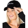 image:imageFunky Junque Bride and Groom Baseball Hats Bachelorette Party Caps  Soft cotton bride and groom hats with embroidered sayings for bachelorette parties showers honeymoons amp giftsBabe  Black