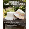 image:imageFunky Junque Bucket Hat for Women  Packable Waterproof Outdoor Sun Hat Mens Beach Fishing HikingReversible  Aztec  IvoryIvory