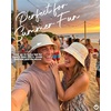 image:imageFunky Junque Bucket Hat for Women  Packable Waterproof Outdoor Sun Hat Mens Beach Fishing HikingReversible  Aztec  IvoryIvory