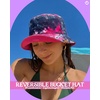 image:imageFunky Junque Bucket Hat for Women  Packable Waterproof Outdoor Sun Hat Mens Beach Fishing HikingReversible  Tie DyeHot Pink