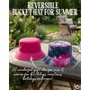 image:imageFunky Junque Bucket Hat for Women  Packable Waterproof Outdoor Sun Hat Mens Beach Fishing HikingReversible  Tie DyeHot Pink