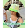image:imageFunky Junque Bucket Hat for Women  Packable Waterproof Outdoor Sun Hat Mens Beach Fishing HikingReversible  Tie DyeLime