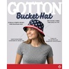 image:imageFunky Junque Bucket Hat for Women  Packable Waterproof Outdoor Sun Hat Mens Beach Fishing HikingUsa Flag  Navy