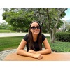image:imageFunky Junque Cat Eye Sunglasses Trendy Retro Womens Shades  Lightweight cat eye sunglasses with slim retro frames for beach days pool parties festivals amp everyday styleBlack FramesSmoke Lenses