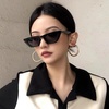 image:imageFunky Junque Cat Eye Sunglasses Trendy Retro Womens Shades  Lightweight cat eye sunglasses with slim retro frames for beach days pool parties festivals amp everyday styleBlack FramesSmoke Lenses