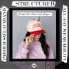 image:imageFunky Junque Corduroy Trucker Hat  Lightweight Corduroy Cap with Sun Protection Golf Beach and Everyday Trendy Caps for Women and MenChicago  Red