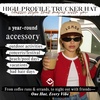 image:imageFunky Junque Corduroy Trucker Hat  Lightweight Corduroy Cap with Sun Protection Golf Beach and Everyday Trendy Caps for Women and MenHowdy Upside Down  Brown