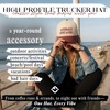image:imageFunky Junque Corduroy Trucker Hat  Lightweight Corduroy Cap with Sun Protection Golf Beach and Everyday Trendy Caps for Women and MenLiterally Just a Girl  BurgundyBeige