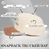 image:imageFunky Junque Corduroy Trucker Hat  Lightweight Corduroy Cap with Sun Protection Golf Beach and Everyday Trendy Caps for Women and MenSay Howdy Stay Rowdy  KhakiBeige