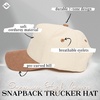 image:imageFunky Junque Corduroy Trucker Hat  Lightweight Corduroy Cap with Sun Protection Golf Beach and Everyday Trendy Caps for Women and MenThe Dirtier the Better  KhakiBeige