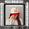 image:imageFunky Junque Corduroy Trucker Hat  Lightweight Corduroy Cap with Sun Protection Golf Beach and Everyday Trendy Caps for Women and MenYou Look Like You Love Me  RedBeige