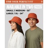 image:imageFunky Junque Cotton Bucket Hat Vintage 90s Reversible Fisherman  100 cotton bucket hat with vintage 90s look for music festivals camping fishing hiking amp the beachRust