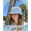image:imageFunky Junque Cotton Bucket Hat Vintage 90s Reversible Fisherman  100 cotton bucket hat with vintage 90s look for music festivals camping fishing hiking amp the beachWashed Denim