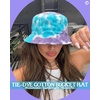 image:imageFunky Junque Cotton Bucket Hat Vintage 90s Reversible Fisherman  100 cotton bucket hat with vintage 90s look for music festivals camping fishing hiking amp the beachTie Dye AquaPurple