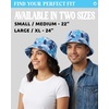 image:imageFunky Junque Cotton Bucket Hat Vintage 90s Reversible Fisherman  100 cotton bucket hat with vintage 90s look for music festivals camping fishing hiking amp the beachTie Dye Blue