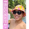 image:imageFunky Junque Cotton Bucket Hat Vintage 90s Reversible Fisherman  100 cotton bucket hat with vintage 90s look for music festivals camping fishing hiking amp the beachSmiley Face  Tie Dye Mango Sherbert LXl