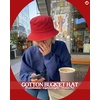 image:imageFunky Junque Cotton Bucket Hat Vintage 90s Reversible Fisherman  100 cotton bucket hat with vintage 90s look for music festivals camping fishing hiking amp the beachSolid Red