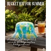 image:imageFunky Junque Cotton Bucket Hat Vintage 90s Reversible Fisherman  100 cotton bucket hat with vintage 90s look for music festivals camping fishing hiking amp the beachTie Dye BlueLime