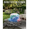 image:imageFunky Junque Cotton Bucket Hat Vintage 90s Reversible Fisherman  100 cotton bucket hat with vintage 90s look for music festivals camping fishing hiking amp the beachTie Dye Rainbow