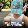 image:imageFunky Junque Criss Cross Ponytail Cap Messy Bun Distressed Baseball Hat  Ponytail messy bun baseball cap for women with crisscross elastic bands for beach gym gardening sporting events amp workTie Dye  Brown Mix