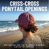 image:imageFunky Junque Criss Cross Ponytail Cap Messy Bun Distressed Baseball Hat  Ponytail messy bun baseball cap for women with crisscross elastic bands for beach gym gardening sporting events amp workBasketweave  Berry