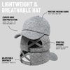 image:imageFunky Junque Criss Cross Ponytail Cap Messy Bun Distressed Baseball Hat  Ponytail messy bun baseball cap for women with crisscross elastic bands for beach gym gardening sporting events amp workJersey  Grey Heather