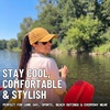 image:imageFunky Junque Criss Cross Ponytail Cap Messy Bun Distressed Baseball Hat  Ponytail messy bun baseball cap for women with crisscross elastic bands for beach gym gardening sporting events amp workBasketweave  Mustard