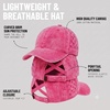 image:imageFunky Junque Criss Cross Ponytail Cap Messy Bun Distressed Baseball Hat  Ponytail messy bun baseball cap for women with crisscross elastic bands for beach gym gardening sporting events amp workBasketweave  Pink