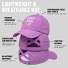 image:imageFunky Junque Criss Cross Ponytail Cap Messy Bun Distressed Baseball Hat  Ponytail messy bun baseball cap for women with crisscross elastic bands for beach gym gardening sporting events amp workLaser Cut Just Dink It Lavender
