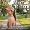 image:imageFunky Junque Criss Cross Ponytail Cap Messy Bun Distressed Baseball Hat  Ponytail messy bun baseball cap for women with crisscross elastic bands for beach gym gardening sporting events amp workBeige Mesh  Burnt Orange Distressed