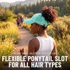 image:imageFunky Junque Criss Cross Ponytail Cap Messy Bun Distressed Baseball Hat  Ponytail messy bun baseball cap for women with crisscross elastic bands for beach gym gardening sporting events amp workBasketweave  Mint
