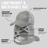 image:imageFunky Junque Criss Cross Ponytail Cap Messy Bun Distressed Baseball Hat  Ponytail messy bun baseball cap for women with crisscross elastic bands for beach gym gardening sporting events amp workSequin  Silver