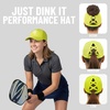 image:imageFunky Junque Criss Cross Ponytail Cap Messy Bun Distressed Baseball Hat  Ponytail messy bun baseball cap for women with crisscross elastic bands for beach gym gardening sporting events amp workLaser Cut Just Dink It Neon Yellow