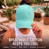 image:imageFunky Junque Criss Cross Ponytail Cap Messy Bun Distressed Baseball Hat  Ponytail messy bun baseball cap for women with crisscross elastic bands for beach gym gardening sporting events amp workBasketweave  Mint