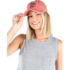 image:imageFunky Junque Criss Cross Ponytail Cap Messy Bun Distressed Baseball Hat  Ponytail messy bun baseball cap for women with crisscross elastic bands for beach gym gardening sporting events amp workTequila  Lime  Sunshine  Coral