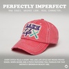 image:imageFunky Junque Distressed Baseball Cap Vintage Embroidered Dad Hat  Soft cotton distressed cap with vintage embroidery for music festivals road trips brunch amp weekend styleLake Life  Coral