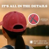 image:imageFunky Junque Distressed Baseball Cap Vintage Embroidered Dad Hat  Soft cotton distressed cap with vintage embroidery for music festivals road trips brunch amp weekend styleLake Life  Coral