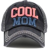 image:imageFunky Junque Distressed Baseball Cap Vintage Embroidered Dad Hat  Soft cotton distressed cap with vintage embroidery for music festivals road trips brunch amp weekend styleCool Mom  Black