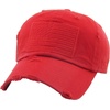 image:imageFunky Junque Distressed Baseball Cap Vintage Embroidered Dad Hat  Soft cotton distressed cap with vintage embroidery for music festivals road trips brunch amp weekend styleAmerican Flag  Red  Red Flag