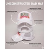 image:imageFunky Junque Distressed Baseball Cap Vintage Embroidered Dad Hat  Soft cotton distressed cap with vintage embroidery for music festivals road trips brunch amp weekend styleBeach Please Metallic  White