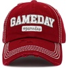 image:imageFunky Junque Distressed Baseball Cap Vintage Embroidered Dad Hat  Soft cotton distressed cap with vintage embroidery for music festivals road trips brunch amp weekend styleGame Day  ScarletWhite