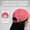 image:imageFunky Junque Distressed Baseball Cap Vintage Embroidered Dad Hat  Soft cotton distressed cap with vintage embroidery for music festivals road trips brunch amp weekend styleLake Life  Coral